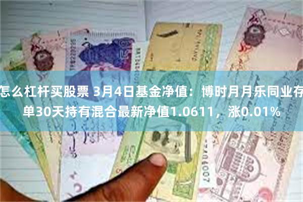 怎么杠杆买股票 3月4日基金净值：博时月月乐同业存单30天持